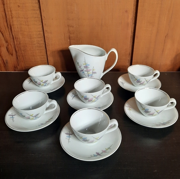Mid-century Brazilian Espresso Demitasse Cup Set - Picture 1 of 15